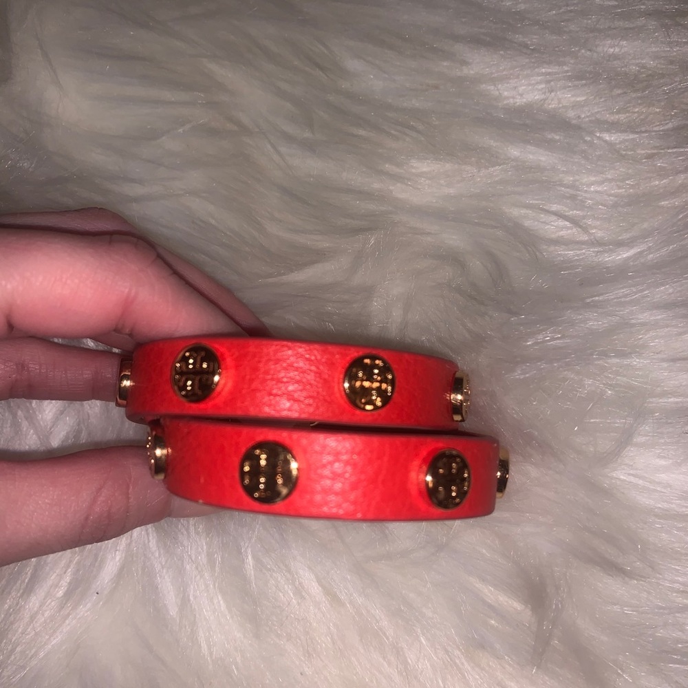 Tory Burch leather wrap bracelet